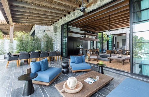 Mae Nam Villa | Clay Beach Samui Villa 2 - Luxury 5 Bedroom Beachfront Villa