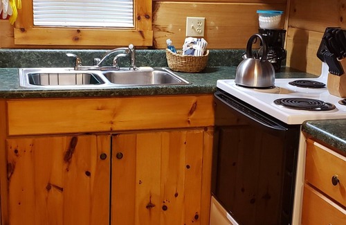 Waynesville Cabin | Clean, private cabin, convenient to downtown Waynesville; 1 of 2 cabins