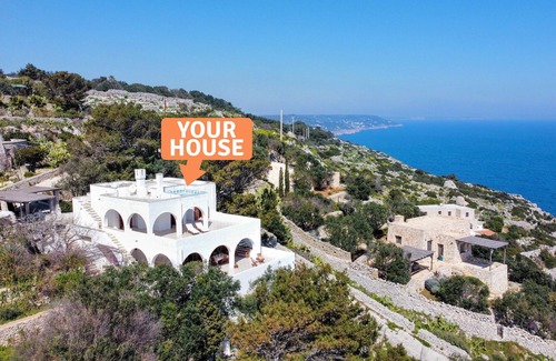 Gagliano del Capo Villa | Cliffside retreat with breathtaking views