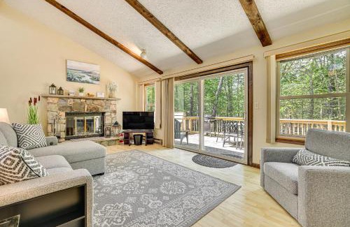 Gouldsboro House | Clifton Township Home with Deck and Heated Sunroom!