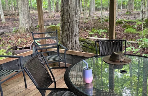 Centre Hastings Cabin | Close to the Heritage trail for ATVs & Sleds. Situated in a mature maple forest.