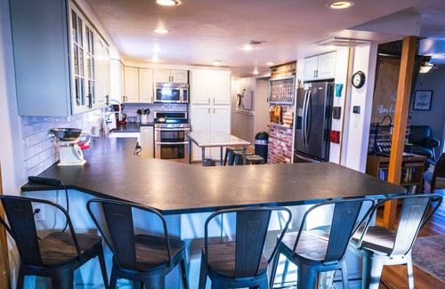 Cheyenne House | Close to town, room to spread out: Sleeps 9 in 5 bedrooms