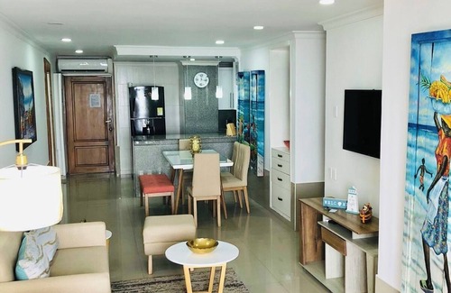 Cartagena District Apartment | Modern Apartment in Laguito, Ocean view, Cartagena de indias