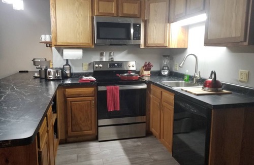 Chatham Apartment | Coalwood Trail-Large Group Unit #1-on snowmobile trail 8 near Pictured Rocks