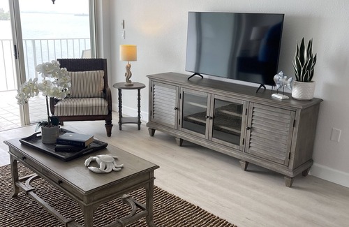 Sebastian Condo | Coastal Beach style condo with private balcony and boat slip.