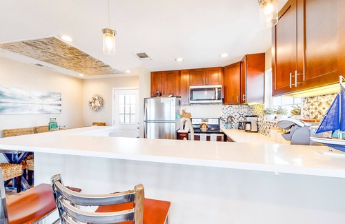 Key Allegro House | Coastal gem with pool, decks, grill & spacious layout - 3 miles to the beach