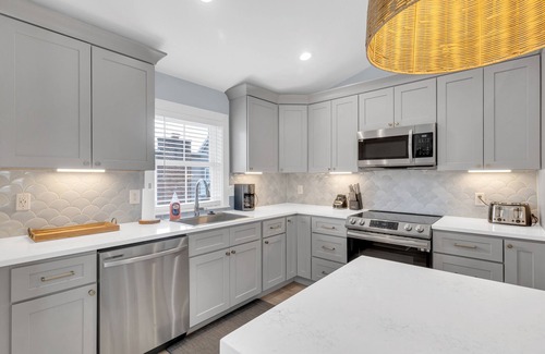 Seabreeze House | Coastal Renovated Home with Heated Outdoor Pool - 3 blocks from the beach