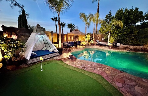 Ocean Hills House | Coastal Retreat - Pool, Spa, Putting Green, Fire pit, Game Room & Near Beach!