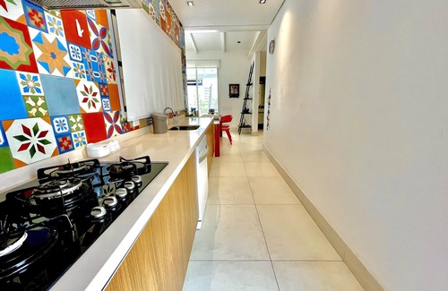 Vila Alzira Apartment | Cobertura 3 dormitórios, com piscina e churrasqueira privativas, até 6 pessoas