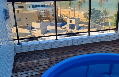 Loteamento Oceania II Apartment | Cobertura Beira mar com Piscina e Churrasqueira Privativa