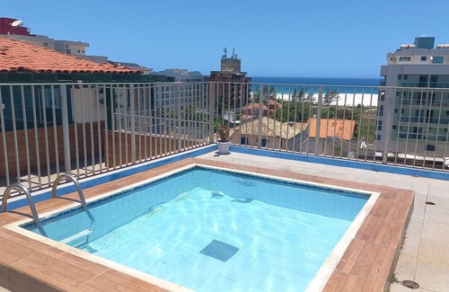 Braga Apartment | Cobertura Duplex com Piscina e Vista a 200m da Praia da Dunas, Acomoda ate 12!