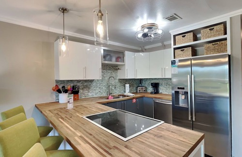Pensacola Beach House | Coconut’s Beach House | 2BD/1.5BA | Steps to Beach, Lake View + Outdoor Shower