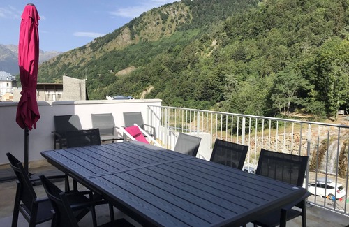 Bareges Apartment | Cœur Barèges duplex 4 bedrooms, top floor residence, terrace overlooking the valley