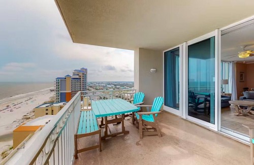 Gulf Shores Condo | Colonnades 1403 Stunning Beach Front Property