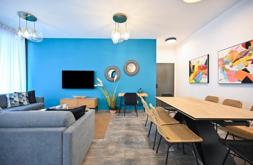 Tel Aviv Apartment | Colorful 2BR next to Gazoz Beach by HolyGuest
