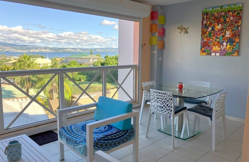 Trois-Ilets Apartment | Colors - T3 de Standing - 2 SdB - Vue Panoramique sur la Baie de Fort de France