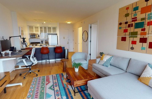 Manhattan Valley Apartment | Columbus Square 1 BR w/Office by Anyplace - 11623