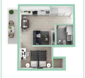 Turku Harbour House | Come in! "Harppuuna" Two rooms for two persons next to Turunlinna!
