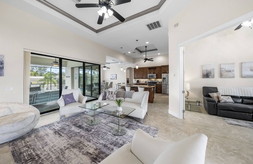 Burnt Store House | Come visit Boaters Delight in SW Cape-Large Pool/Spa home on canal w/boatlift!