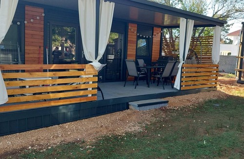 Pirovac House | Comfort Two Bedroom Mobile Homes Pirovac - Standard Two Bedroom Mobile Home with Sea View and Terrace