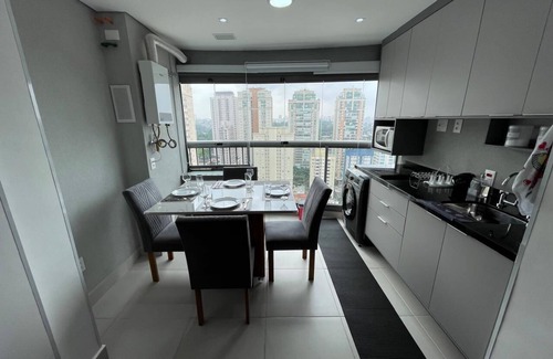 Brooklin Paulista Apartment | Comfortable Studio with parking space - AirBrooklin