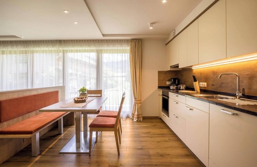 San Martino in Badia Apartment | Comfortable Apartment "Chalet Morin" with Mountain View, Wi-Fi & Garden