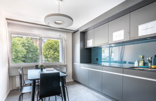 St. Gallen House | ★comfortable 1 BR-Apt with Netflix "cozy brown"★