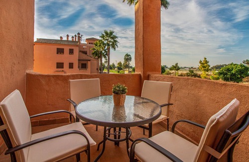 Los Alcazares Apartment | Comfortable apartment in a well-maintained residential complex with communal pool.