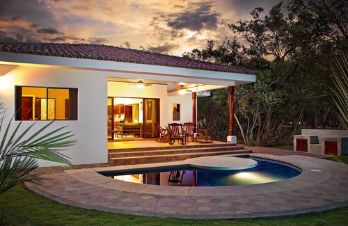 Playa Colorado Villa | Comfortable Casita With Small Pool - Steps From Beach, Restaurant And Surf Break