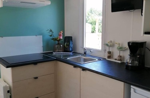 Koudekerke Ski Chalet | Comfortable chalet with microwave, on a holiday park 1 km. from the beach