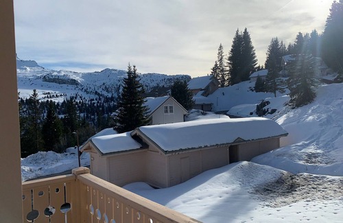 Flaine Ski Chalet | Comfortable chalet with stove and terrace, 3 bedrooms, garage, pets allowed