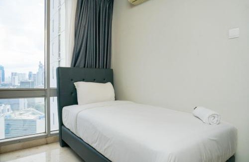 Karet Apartment | Comfortable Deluxe 2BR at The Empyreal Condominium Epicentrum Apartment By Travelio