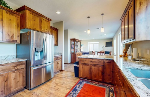 Netarts House | Comfortable home with ocean views, with private hot tub, deck, fireplace, WiFi