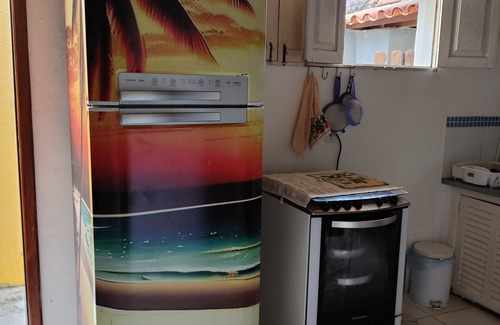 Sao Francisco House | Comfortable house with balcony and barbecue, avenue close to the sea