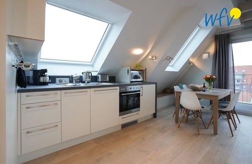 Juist Apartment | Comfortable penthouse apartment with sunny south-facing balcony!