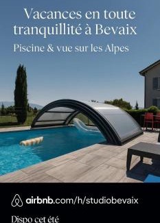 Bevaix Apartment | Comfortable studio in Bevaix with mountain view - 30 m² + Spa