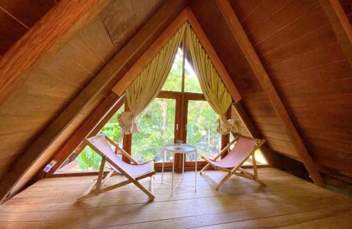 Kuta Ski Chalet | Comfortable Wood House second floor and attic