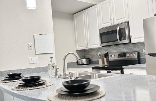Plano Condo | Comfy 1br w/gated patio