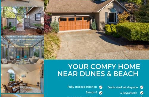 Florence Ski Chalet | Comfy 4B/2b home near Dunes & Ocean! Pet Friendly!
