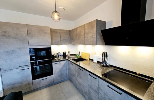Gasperich Apartment | Comfy one bedroom with parking&balcony