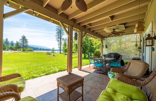 Bass Lake House | Community pool/hot tub, lake views, gas grill, fully equipped kitchen, streaming