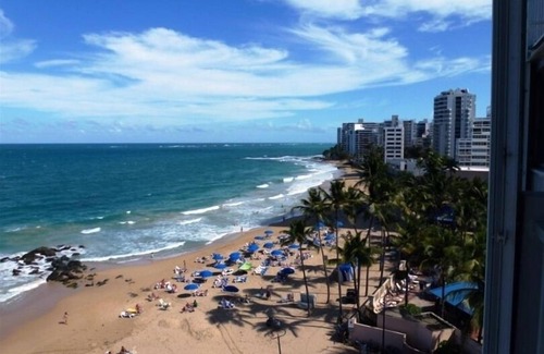 Condado Condo | Condado Beachfront Studio, Incredible view, next to Mariott, secure, king bed