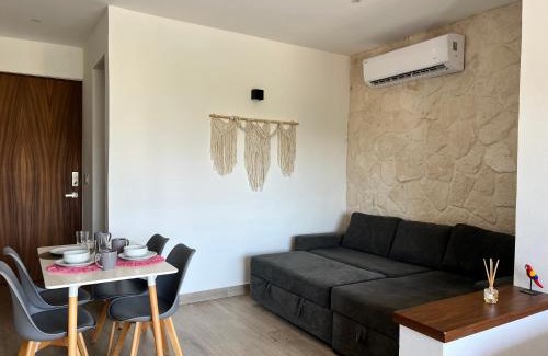 Luis Donaldo Colosio Apartment | Condo Boho con Roof pool y vista al mar