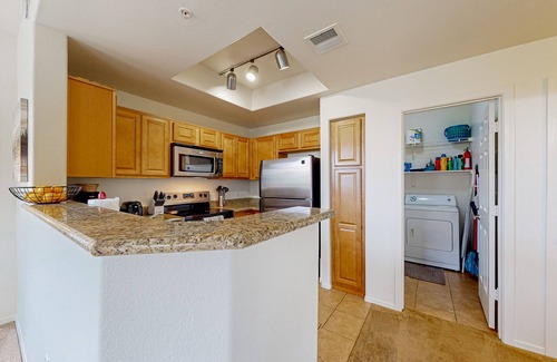 Portofino Condo | Condo with on-site pool, clubhouse, movie theater, & pedestrian paths