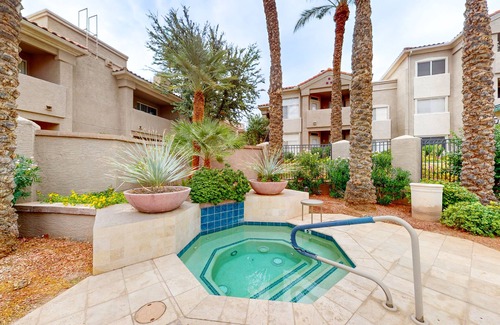 Portofino Condo | Condo with on-site pool, clubhouse, movie theater, & pedestrian paths