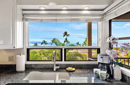 Wailea Condo | Condo with soaring ceilings and ocean views