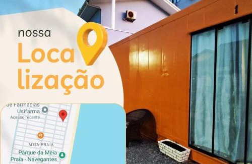 Meia Praia House | Conteiner Beira Mar Solar Analuz Prox Beto Carrero