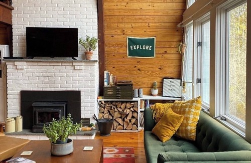 Roxbury House | Contemporary A-frame Style Home in the Heart of the Catskills