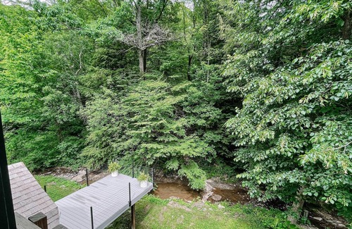 Schenley Ski Chalet | Contemporary Tower in the woods at the base of Birdsfoot Golf course