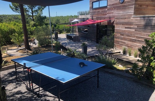 Lege-Cap-Ferret Villa | CONTEMPORARY WOODEN VILLA QUIET HEATED POOL
